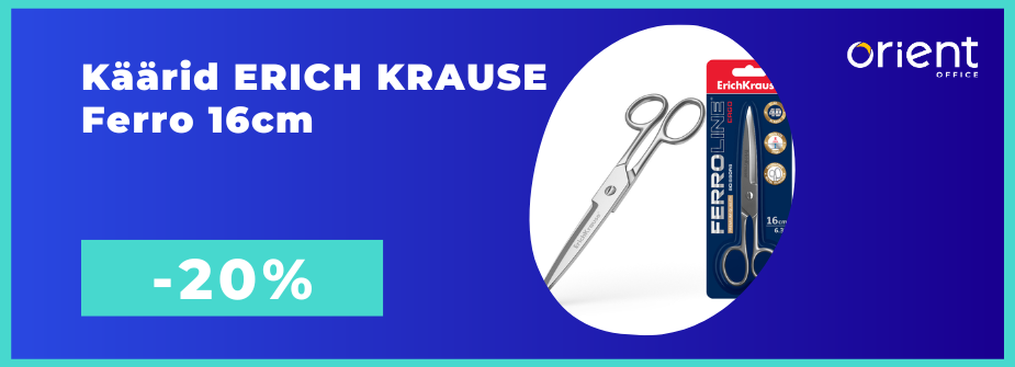Käärid ERICH KRAUSE Ferro 16cm metallist