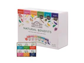 Roheline tee komplekt AHMAD Natural Benefits 2g x60tk