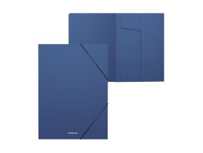 Plastmapp kummiga ERICH KRAUSE Matt Classic A4 30mm sinine