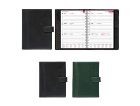 Raamatkalender Metsamehe kalendermärkmik, spiraalköide, LUX kaaned (MUST) 00036/40191