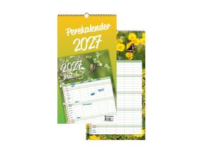 Seinakalender "Perekalender" 225x420, spiraalköide, riputusaas 00363
