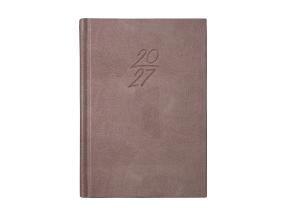 Raamatkalender Kalendermärkmik A6 PÄEV, kunstnahk (PRUUN) 00029/40081