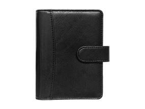 Time-Master kalender A7 NÄDAL, kunstnahk (MUST) 00725/40184