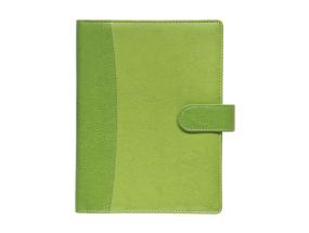 Raamatkalender Boss A5 PÄEV, spiraalköide, LUX kaaned, (OLIIVROHELINE) 00041/40303