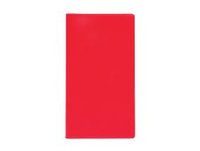 Taskumärkmik MINI, spiraalköide, plastkaaned (PUNANE) 00252/40311