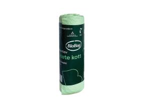 Prügikott 10L (420x360+100mm) 15 mic biolagunev komposteeritav BIOBAG 10 tk