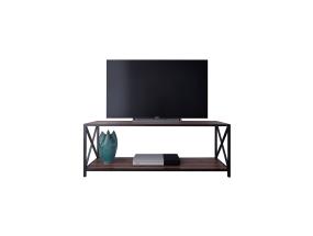 TV laud Xena - Black, Walnut
