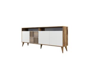 Milan 522 - Walnut, White