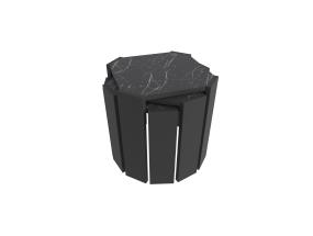 Kohvilaud Lori - Black, Marble