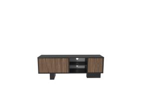 TV laud Monaco - Black, Brown