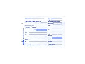 Blankett A5 kassa sissetuleku order 100 lehte