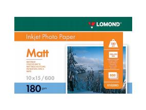 Lomond Photo Inkjet Paper Matte 180 g/m2 10x15, 600 sheets
