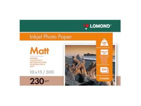 Lomond Photo Inkjet Paper Matte 230 g/m2 10x15, 500 sheets