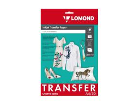 Lomond Thermotransfer Inkjet Paper A4, 50 sheets, for Light Fabrics