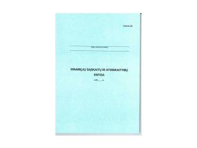 Einamų sąskaitų ir atsiskaitymų knyga 292, A4 (48)  0720-060