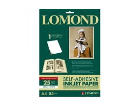 Lomond Self Adhesive Inkjet Photo Paper Glossy A4, 25 sheets