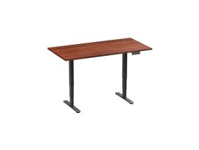 Adjustable Height Table Up Up Bjorn II Black, Table top L Dark Walnut