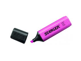 STANGER highlighter, 1-5 mm, pink, Box 10 pcs. ž180004000