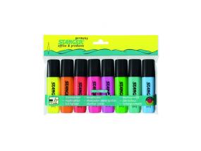 STANGER highlighter, 1-5 mm, set 8 pcs 033347