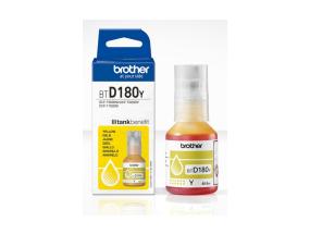 Brother BTD180Y Ink Refill Bottle, Yellow