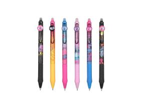 Retractable rubberised erasable pen CoolPack Disney Stitch Black