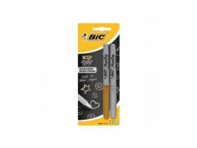 BIC Permanent MARKING set 2 pcs. gold and silver 302259