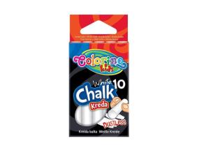 Colorino Kids Dustless chalk white 10 pcs