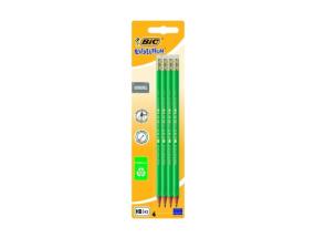 BIC pencils EVOLUTION ORIGINAL with eraser, HB, Set 4 pcs. 049012