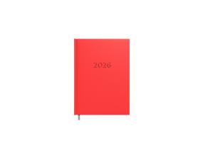 Planning notebook calendar 2026 A5 red