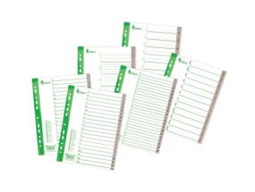 Dividers Forpus, A4, Dec-Jan, plastic