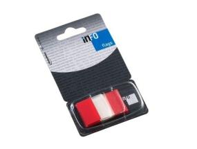 Paper-index  Global Notes, 25x43mm, red, Plastic (1x50)  0718-202