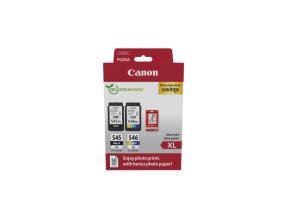 Canon PG-545XL/CL-546XL (8286B011) Photo value pack Ink Cartridge Multipack, BK/CMY