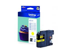 Brother LC123 (LC123Y) Ink Cartridge, Yellow