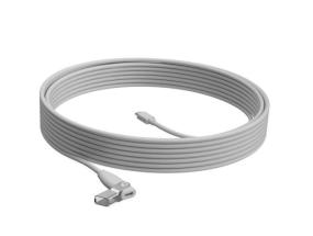 Logitech Rally Mic Pod Extension Cable, 10 m, White