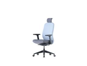 Up Up Athene ergonomic office chair Black, Grey + Blue fabric