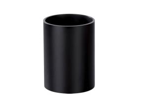 Pencil case Forpus, round, black, empty 1005-020