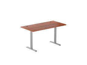 Adjustable Height Table Up Up Bjorn Gray, Table top M Dark Walnut