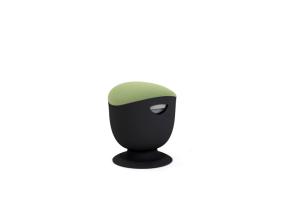 Up Up Seul ergonomic balance stool Black, D42 Green fabric
