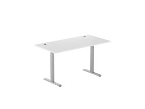 Adjustable Height Table Up Up Bjorn Gray, Table top L White