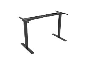 Elektriline töölauaraam THOR 3-teleskoobine 2-mootoriga 3 mälukohaga must