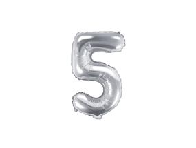 Fooliumist õhupall nr.5 PARTYDECO 1tk