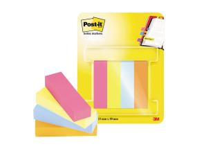 Järjehoidja plastist 15x50mm POST-IT 4 värvi x 50 lehte PEFC