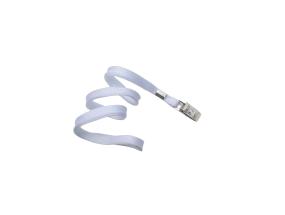 Kaelapael krokodillikinnitusega valge