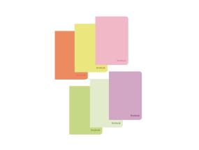 Kaustik klamberköites A4 BRADLEY jooneline plastkaaned 40 lehte