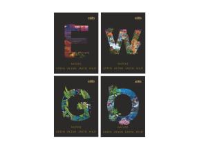 Kaustik klamberköites A5 Nature ruuduline 96 lehte