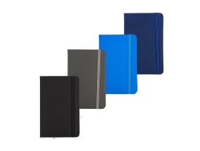 Kaustik raamatköites A6 jooneline kummikinnitusega CENTRUM 80 lehte, assortii värvid