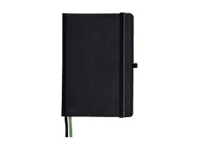 Kaustik raamatköites LEITZ Complete A5 jooneline must 80 lehte