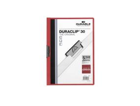 Kiilkaaned A4 DURABLE Duraclip 30-le lehele punane