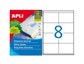 kleebisetikett Apli 105x70mm 100 lehte	