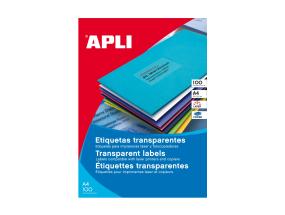 Kleebisetikett APLI 70x37 20l pakis ilmastikukindel 24-lehel